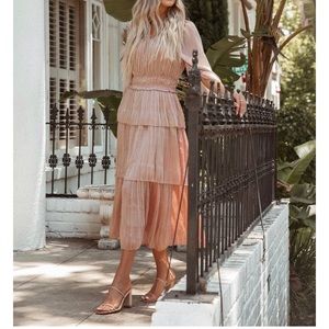 Satin Rose dress size: M